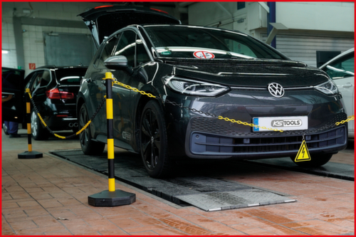 KS Tools Absperrpfosten-Satz mit Kette