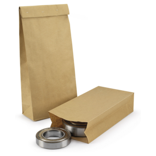 Stabile Papierbeutel ohne HKV braun 18 x 44 x 8 cm - Stärke 100 g/m²