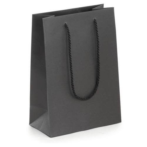 Tragetüte in Mattoptik schwarz