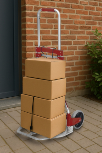 UDOBÄR Klappbare Alu-Sackkarre, Traglast 100 kg, Vollgummi-Bereifung