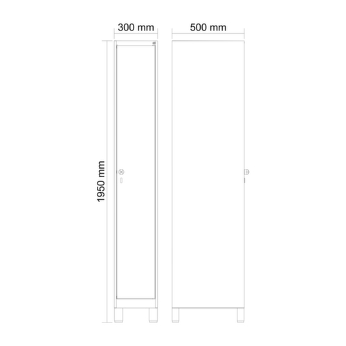 C+P Spind Evolo PLUS mit Füßen