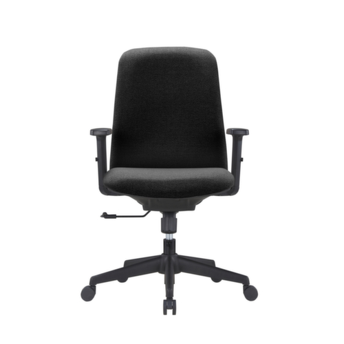 UDOBÄR Bürodrehstuhl Basic mit Armlehnen, schwarz