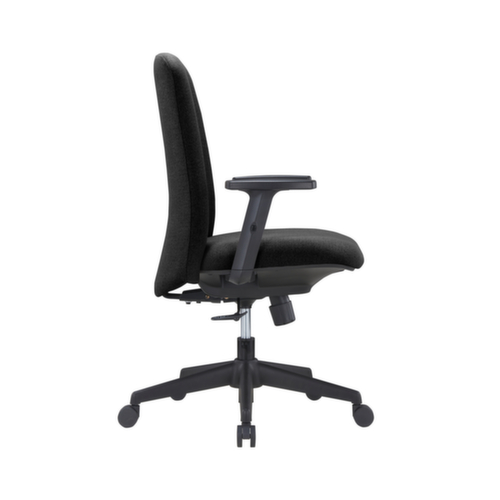 UDOBÄR Bürodrehstuhl Basic mit Armlehnen, schwarz