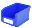 BITO Sichtlagerkasten hoch belastbar, blau, Tiefe 230 mm, Polypropylen
