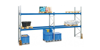 Rayonnages pour charge max. par élément inférieure à 7500 kg