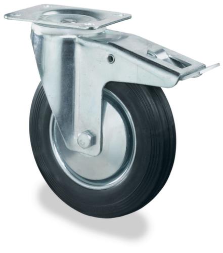 BS-ROLLEN Robustes Vollgummi-Rad