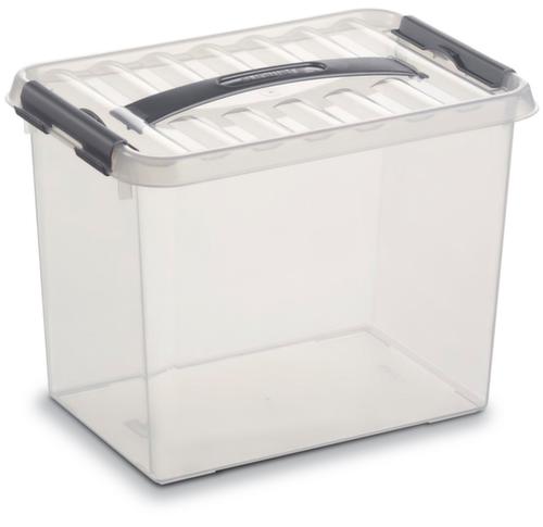 Stapelbare Aufbewahrungsbox transparent