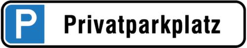 Aluminium-Parkplatzschild