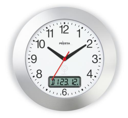 PEWETA Wanduhr mit Datumsanzeige