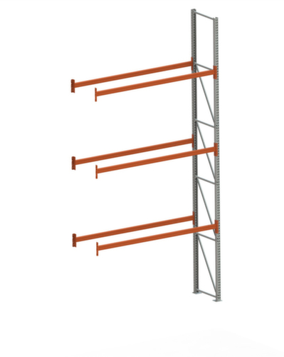 META Palettenregal MULTIPAL für 8 Paletten, 2785 mm breit, 4 Lagerebenen