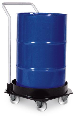 Fahrbare PE-Auffangwanne für 220-Liter-Fässer