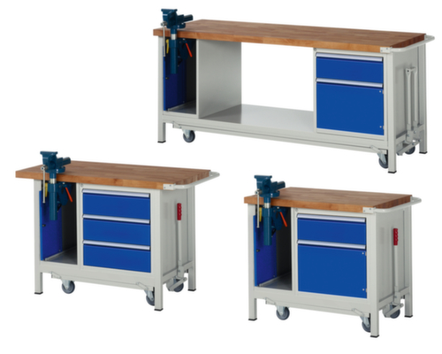 RAU Werkbank Serie 8000 mit Schraubstock