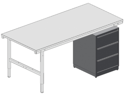 Rocholz Schubladen-Unterbau 2000