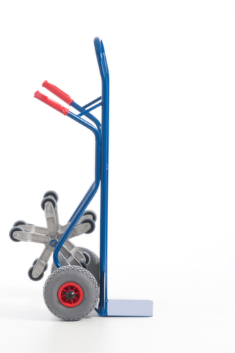 Rollcart 5-Stern-Treppenkarre, Traglast 150 kg, Schaufelbreite 300 mm, Luft-Bereifung