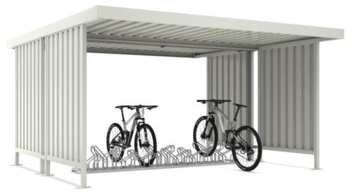 WSM Überdachung Leipzig mit 3 Wänden