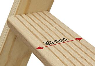 Hymer Holzstufenleiter