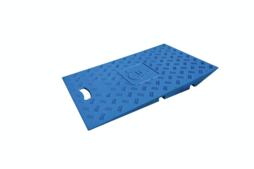 Moravia Rollstuhlrampen-Set MORION für Kabelbrücke, Breite 440 mm, blau