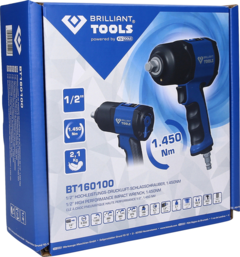 Brilliant Tools 1/2" Druckluft-Schlagschrauber