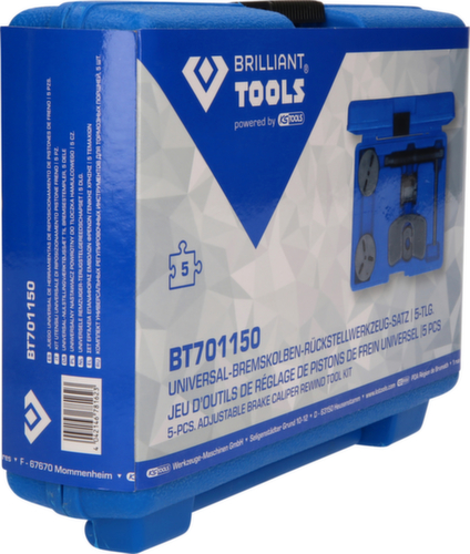 Brilliant Tools Universal-Bremskolben-Rückstellwerkzeug-Satz