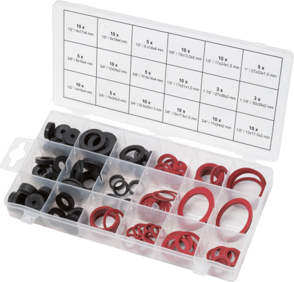 KS Tools Sortiment Dichtringe-Sanitär