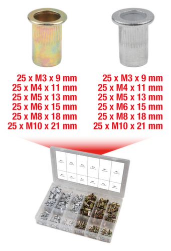 KS Tools Sortiment Gewindenieten
