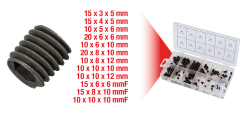 KS Tools Sortiment Madenschrauben
