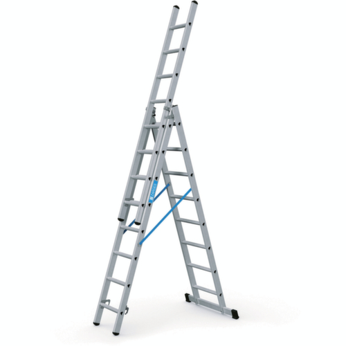 ZARGES Mehrzweck-Teleskopleiter Skymaster DX, 3 x 8 Dreieckssprossen
