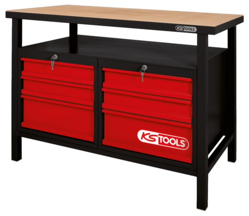 KS Tools Werkbank mit 6 Schubladen