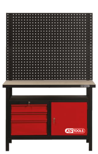 KS Tools Werkbank mit 3 Schubladen und 1 Tür