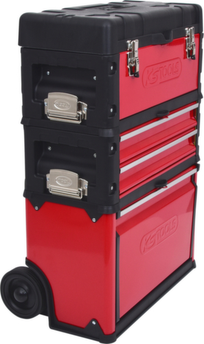 KS Tools Fahrbarer Kunststoff-Stahlblech-Werkzeugkasten