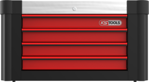 KS Tools PERFORMANCEplus SCHWARZ/ROT Werkstattwagenaufsatz mit 4 Schubladen