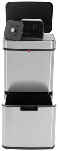 Hailo Mültrenner ÖKO VARIO XL mit Sensordeckel und Schubfach, Inhalt 2 x 25 l/ 1 x 4 l