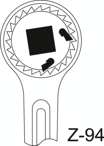 GEDORE 3293 Z Zahnradknarre 3/4"