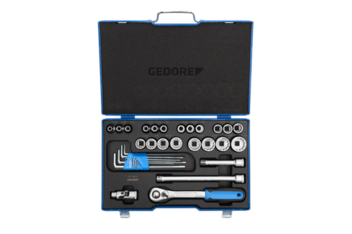 GEDORE D 19 WAU-20 Steckschlüssel-Satz 1/2" 31-teilig UD 5/16-1.1/4"