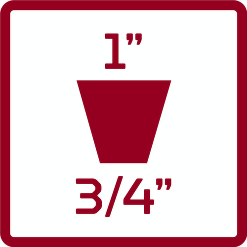 GEDORE R77400011 Kraftschrauber-Vergrößerungsstück 3/4 x 1"