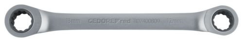 GEDORE R07400810 Doppelringratschenschlüssel gerade SW8x10 mm