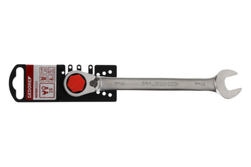 GEDORE RED R07200150 Ringratschenmaulschlüssel Rechts/Links SW15 mm 199 mm