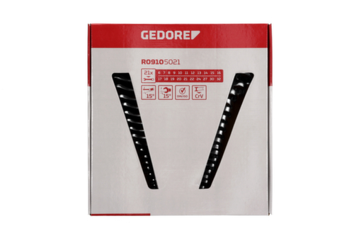 GEDORE R09105021 RingmaulschSatz 6-32 mm 21-teilig
