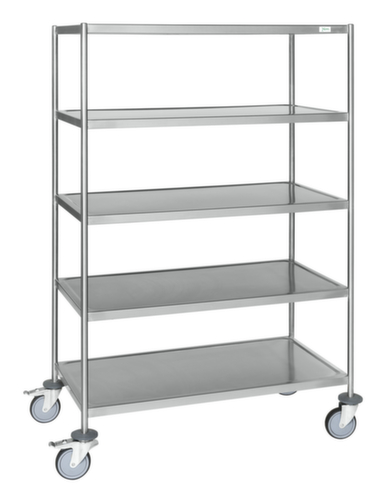 Kongamek Edelstahl-Etagenwagen