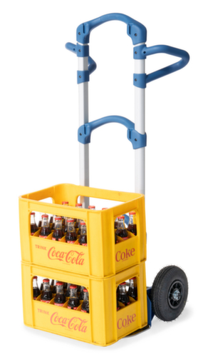 fetra Extra leichte Alu-Kistenkarre Wuppi, Traglast 200 kg, Luft-Bereifung