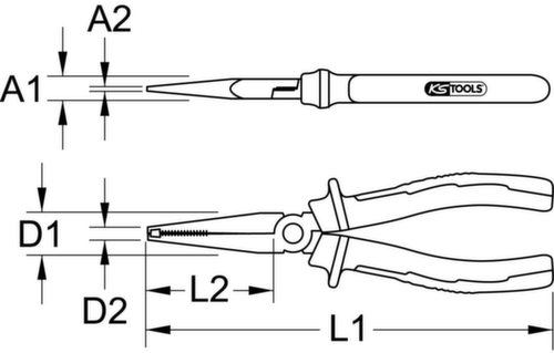 KS Tools Hutkappenzange