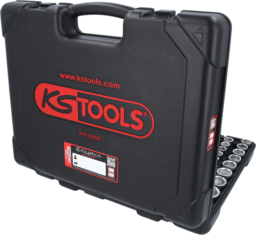 KS Tools 1/4"+3/8"+1/2" Steckschlüssel-Satz