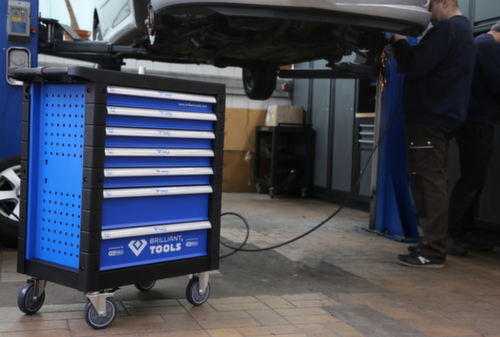 Brilliant Tools Werkstattwagen mit 7 Schubladen und 473 Werkzeugen