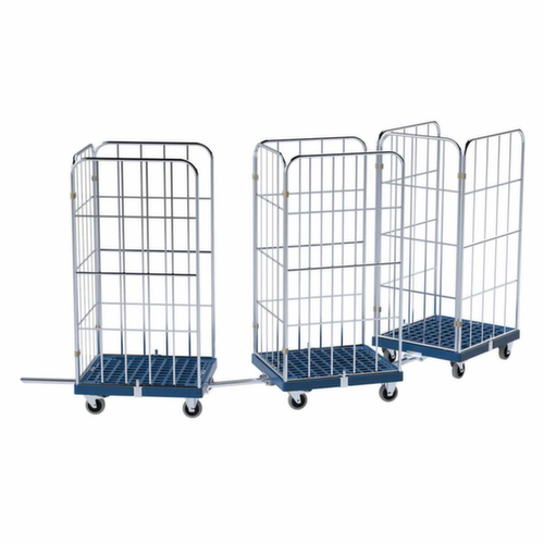 Deichsel und Kupplung für Rollbehälter