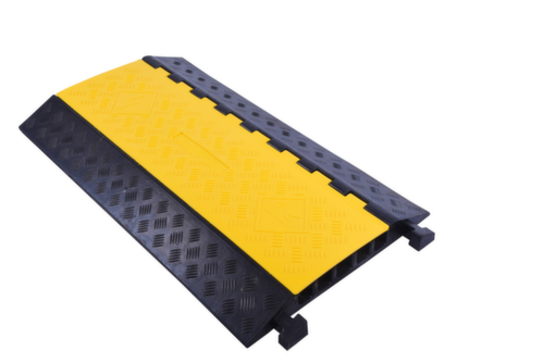 UDOBÄR Kabelbrücke aus Gummi in schwarz/gelb