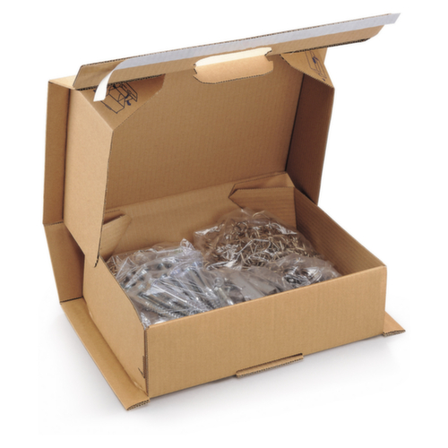 Stoßdämpfende Postkartons mit Sicherheitsverschluss RAJA