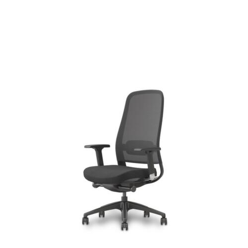 UDOBÄR Bürodrehstuhl Orsa mit 4D-Armlehnen, Netzrückenlehne, schwarz