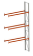 META Palettenregal MULTIPAL für 8 Paletten, 2785 mm breit, 4 Lagerebenen