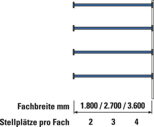 Palettenregal Technische Zeichnung 2 L