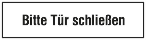 Türschild "Bitte Tür schließen" Standard 1 L